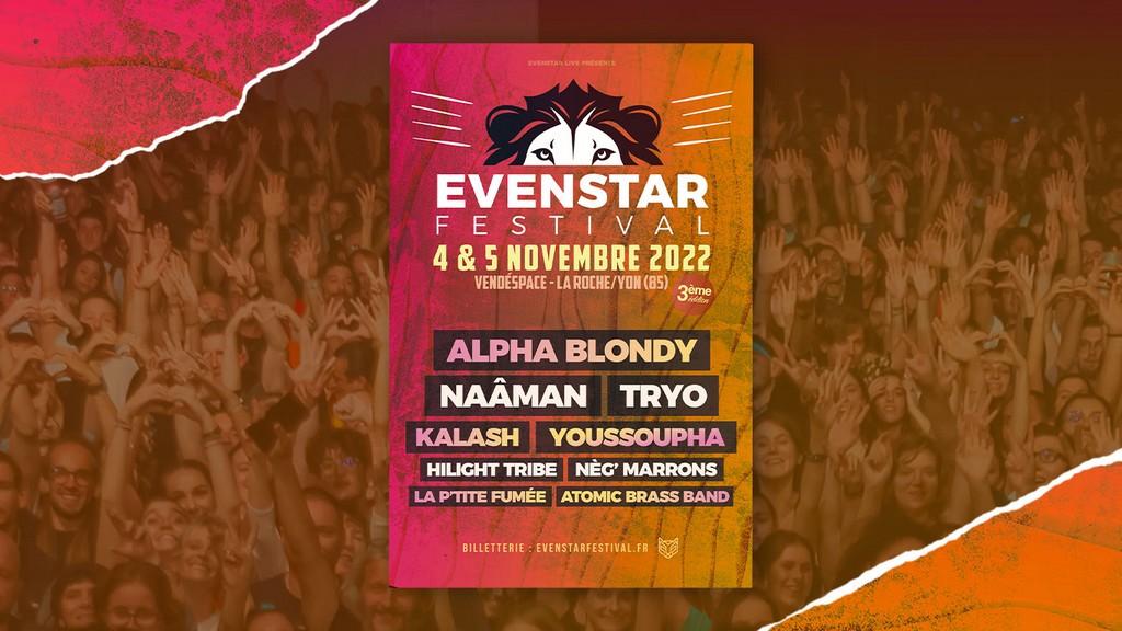 Lineup Poster Evenstar Festival 2022