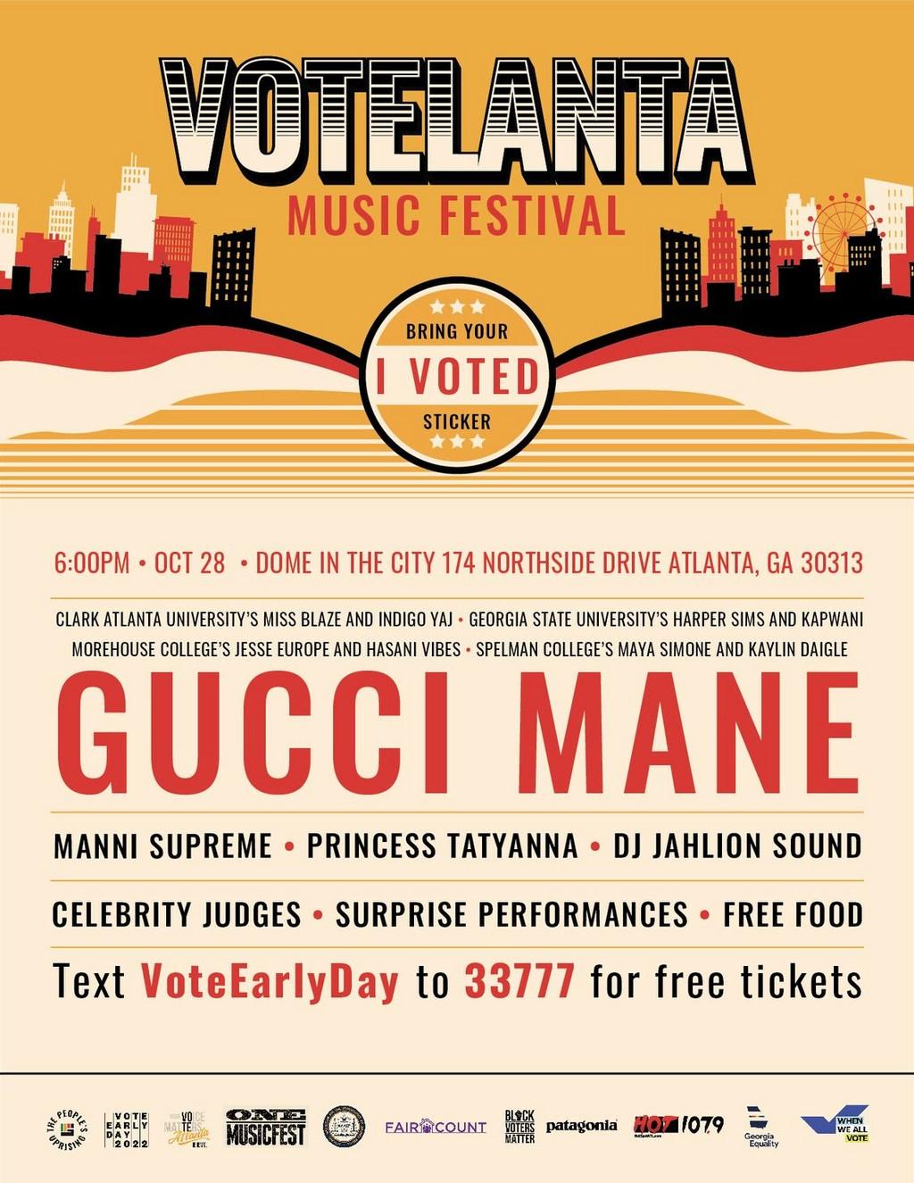 Lineup Poster Votelanta Music Festival 2022