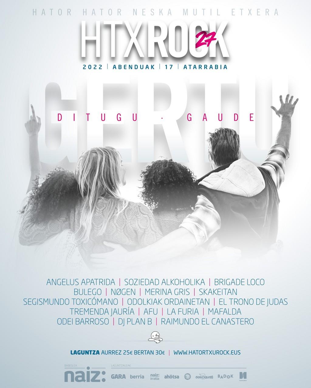 Lineup Poster Hatortxu Rock 2022