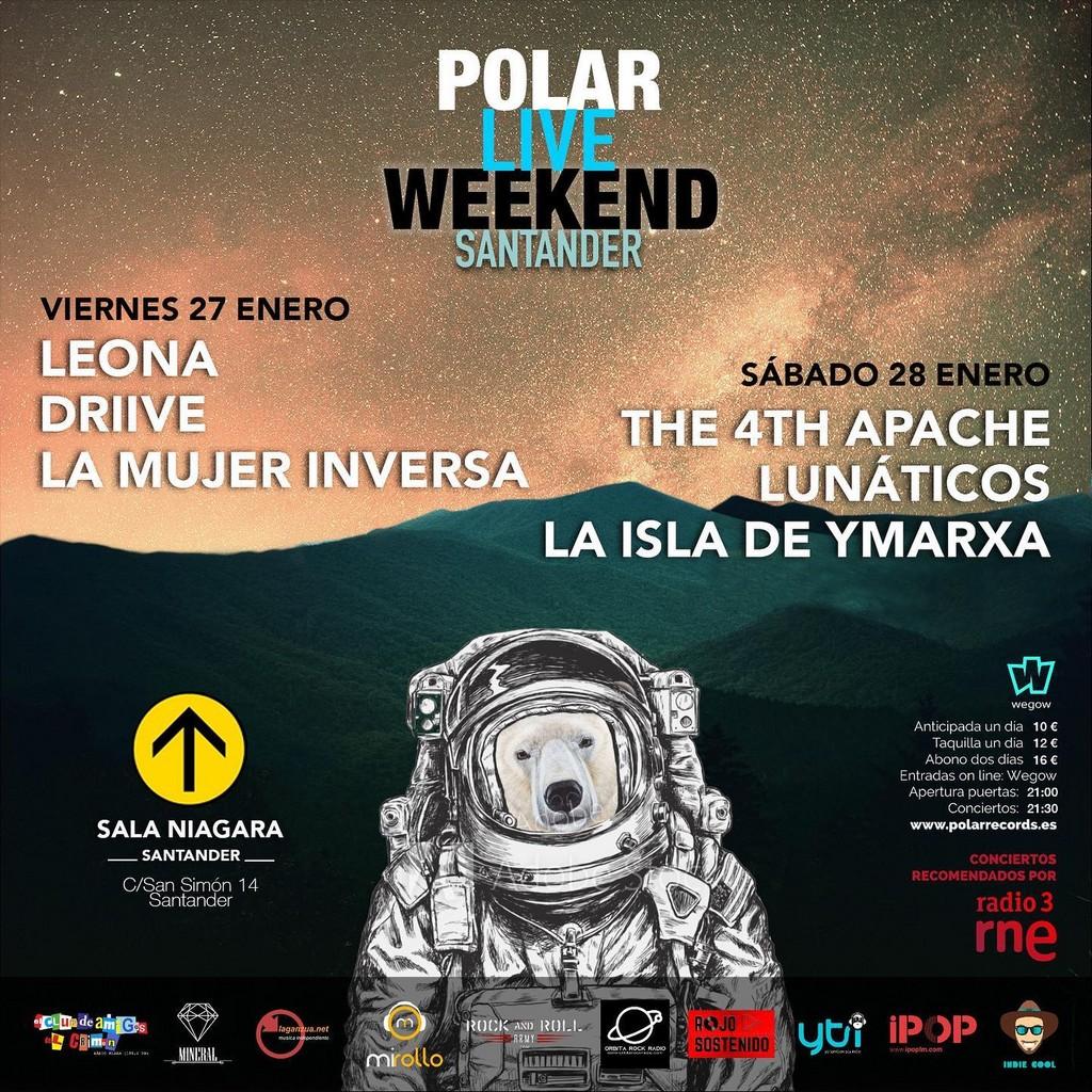Lineup Poster Polar Live Weekend Santander 2023