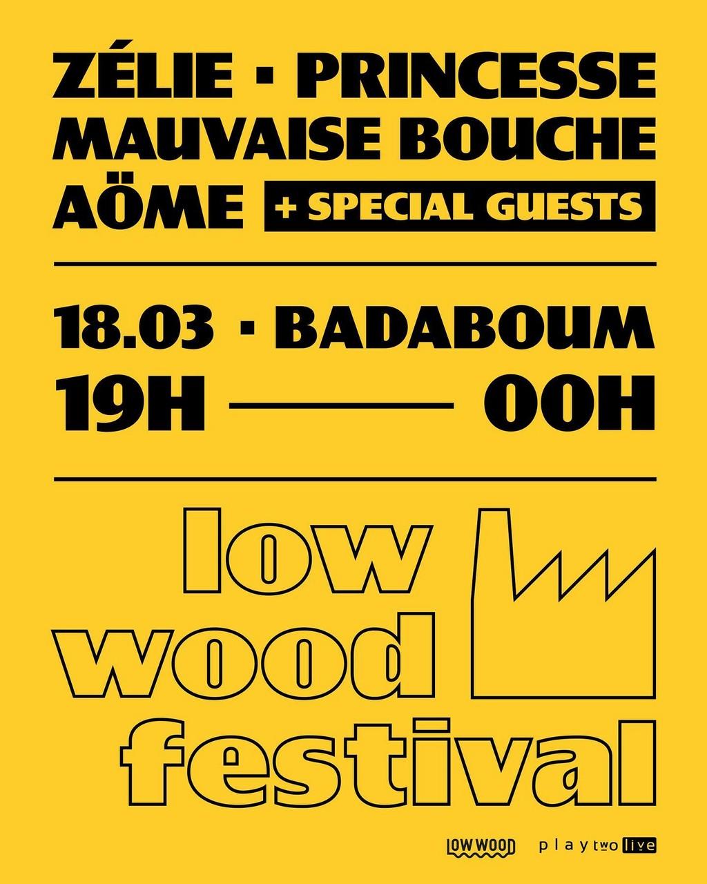 Lineup Poster Low Wood Festival  2023