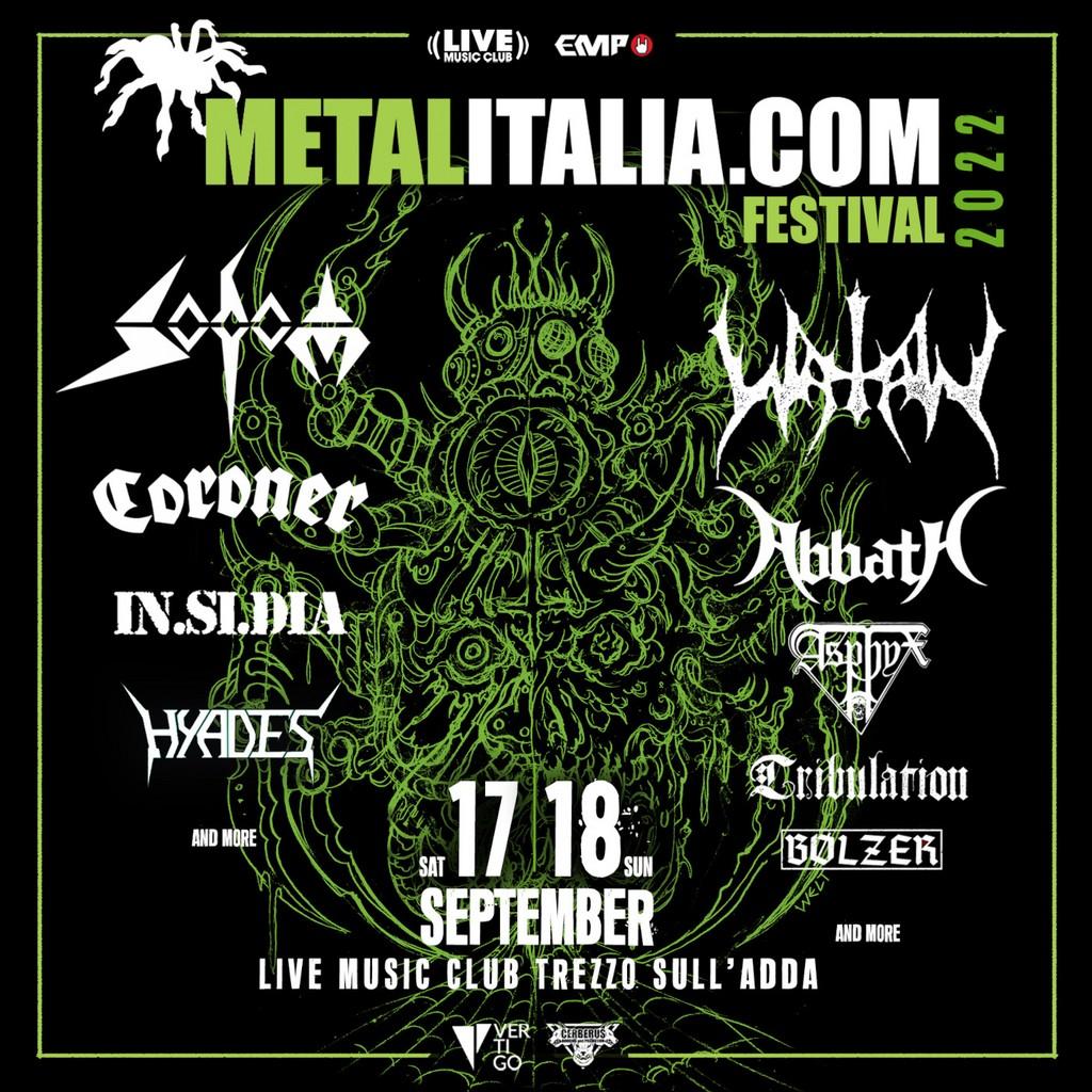 Lineup Poster Metalitalia Festival 2022