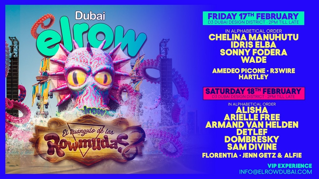 elrow XXL Dubai 2023 Festival