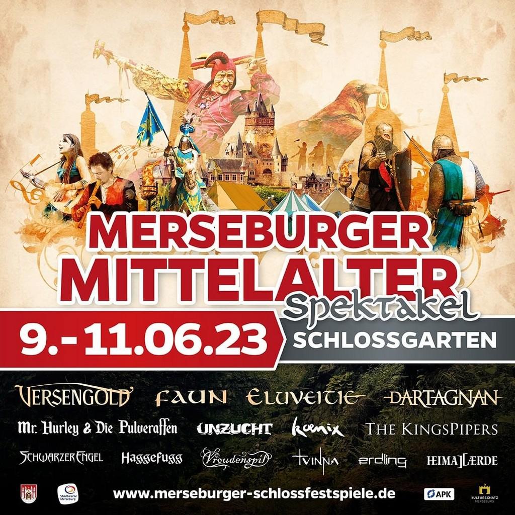 Lineup Poster Merseburger Schlossfestspiele 2023