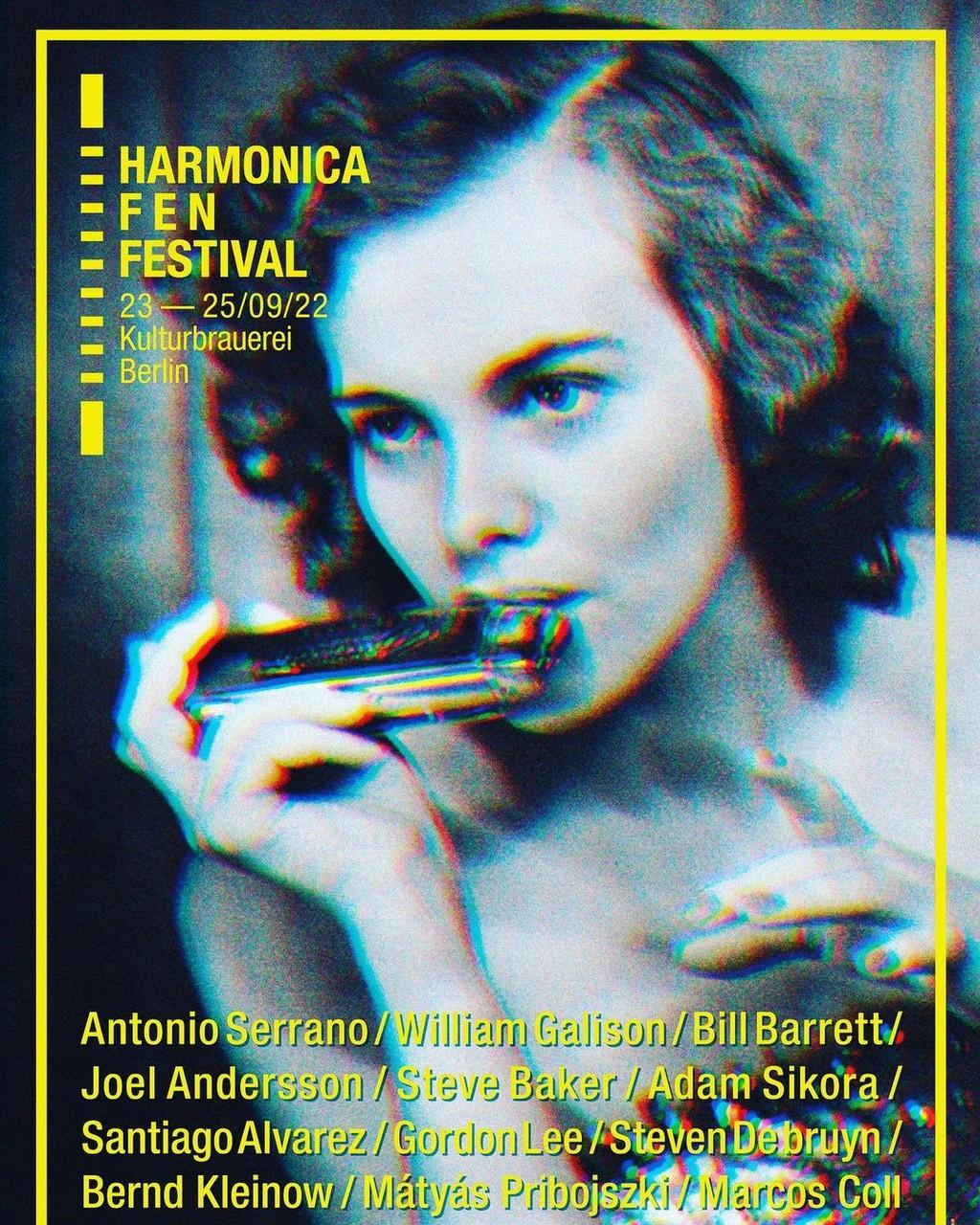 Lineup Poster Harmonica F E N Festival 2022