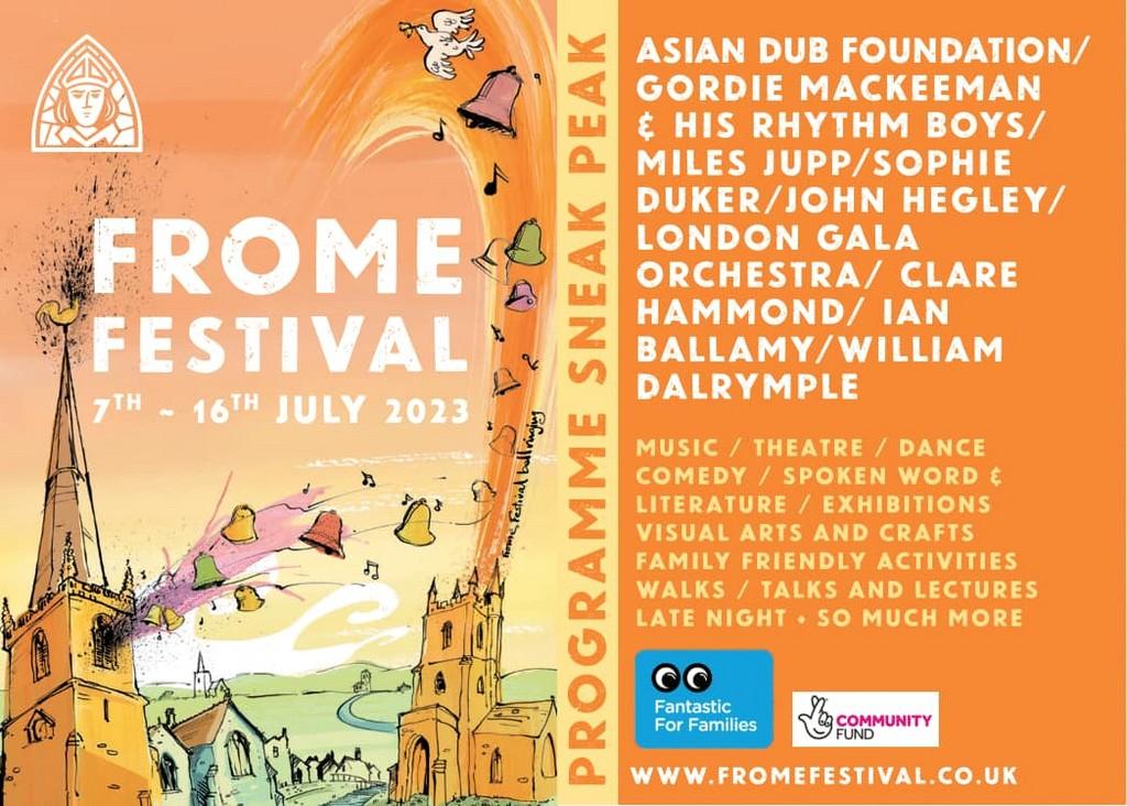 Lineup Poster Frome Festival 2023