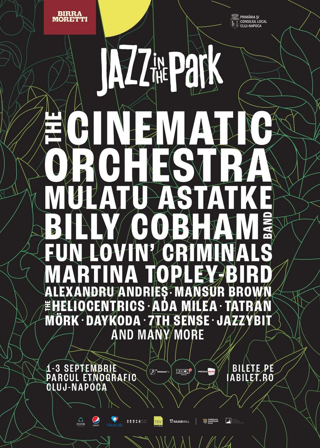 Lineup Poster Jazz in the Park 2023