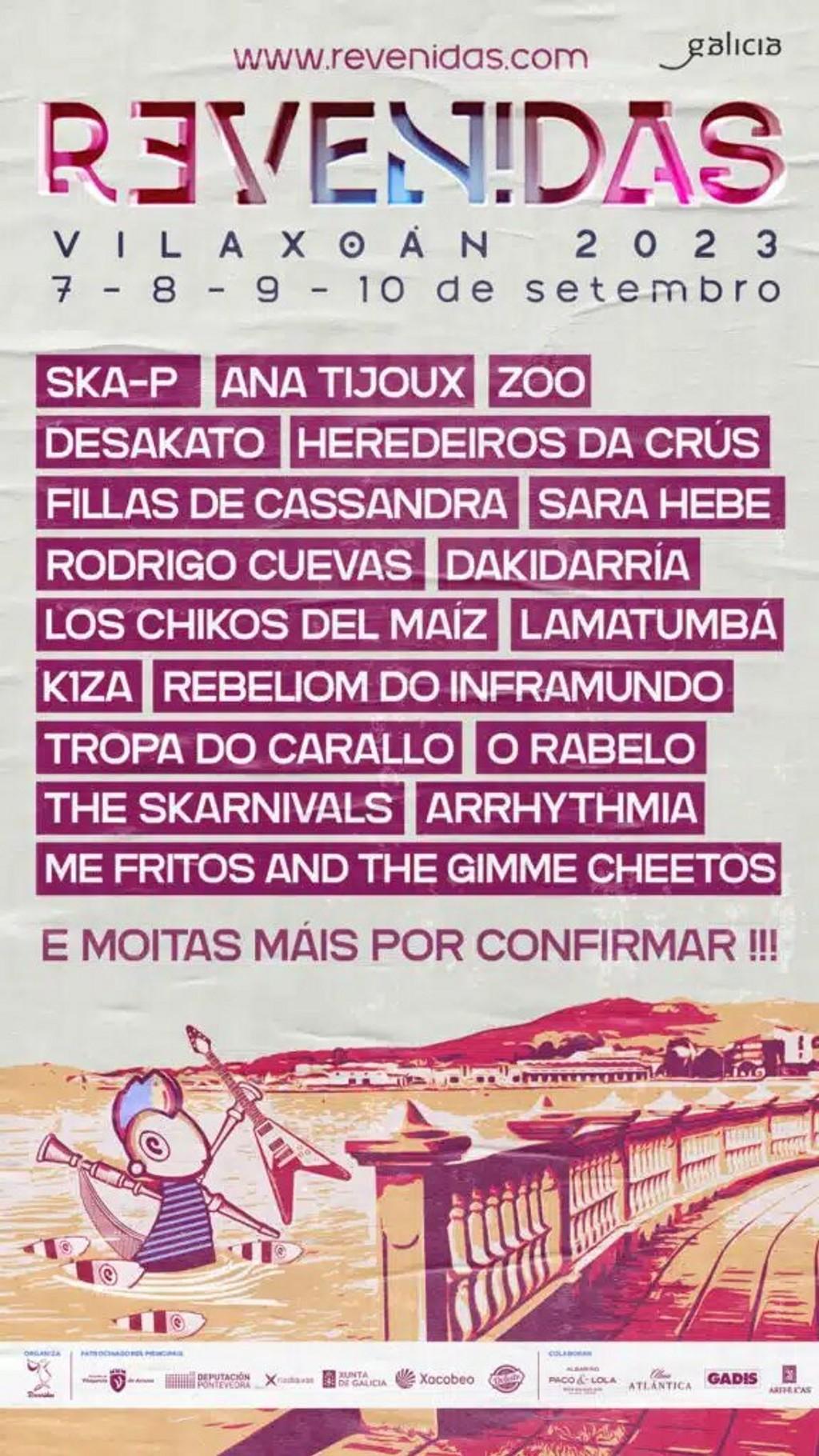 Lineup Poster Festival Revenidas 2023