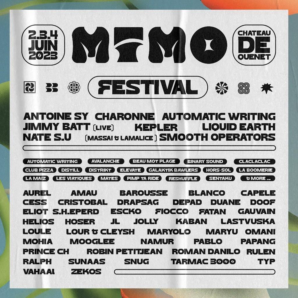 Lineup Poster Mimo Festival 2023