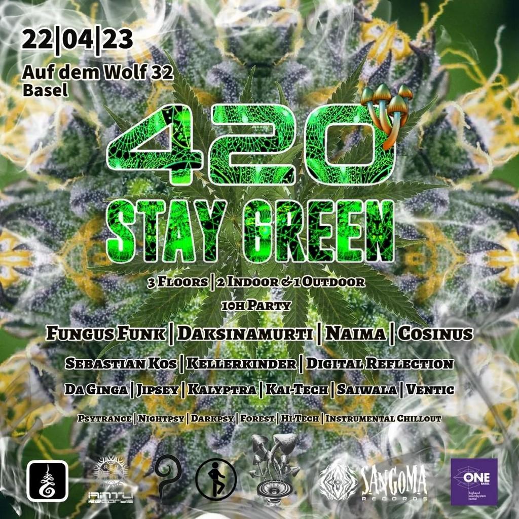 Lineup Poster 420 Stay Green 2023