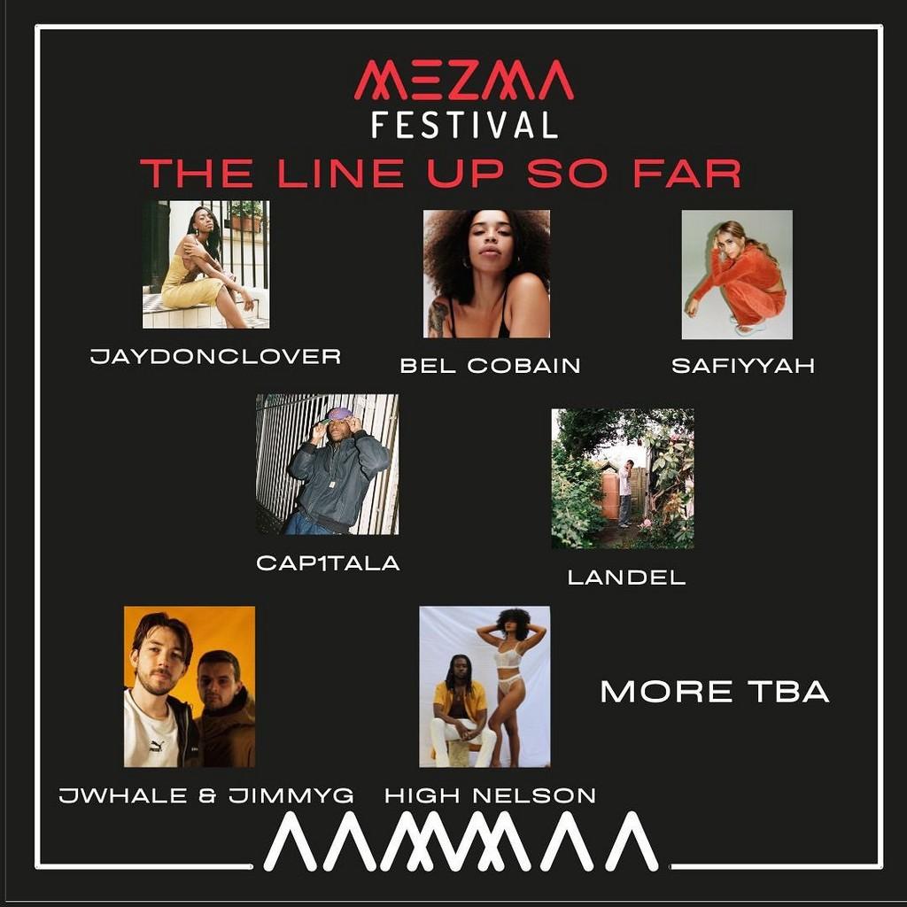 Lineup Poster Mezma Festival 2023