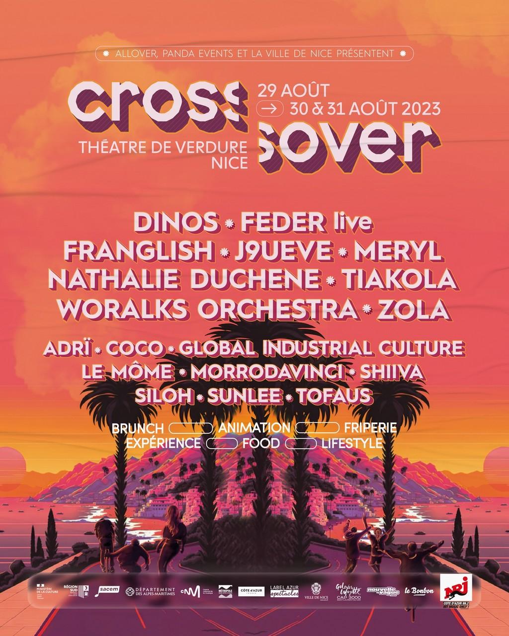 Lineup Poster Crossover Festival 2023