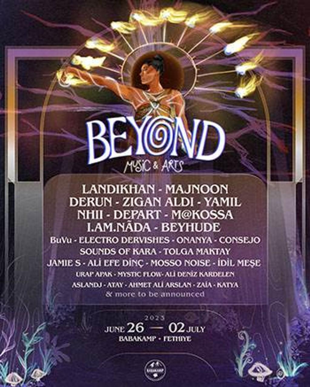 Lineup Poster Beyond Festival 2023