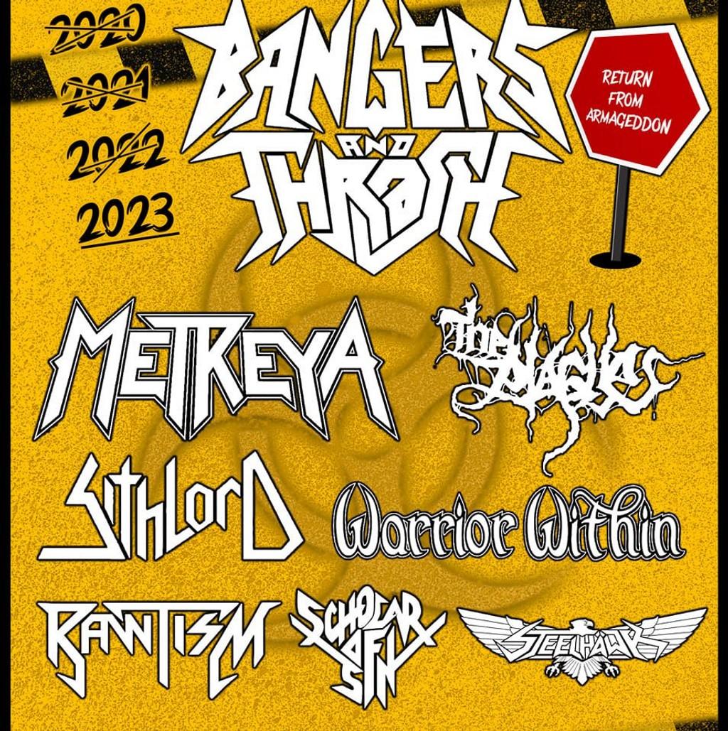 Lineup Poster Bangers And Thrash 2023