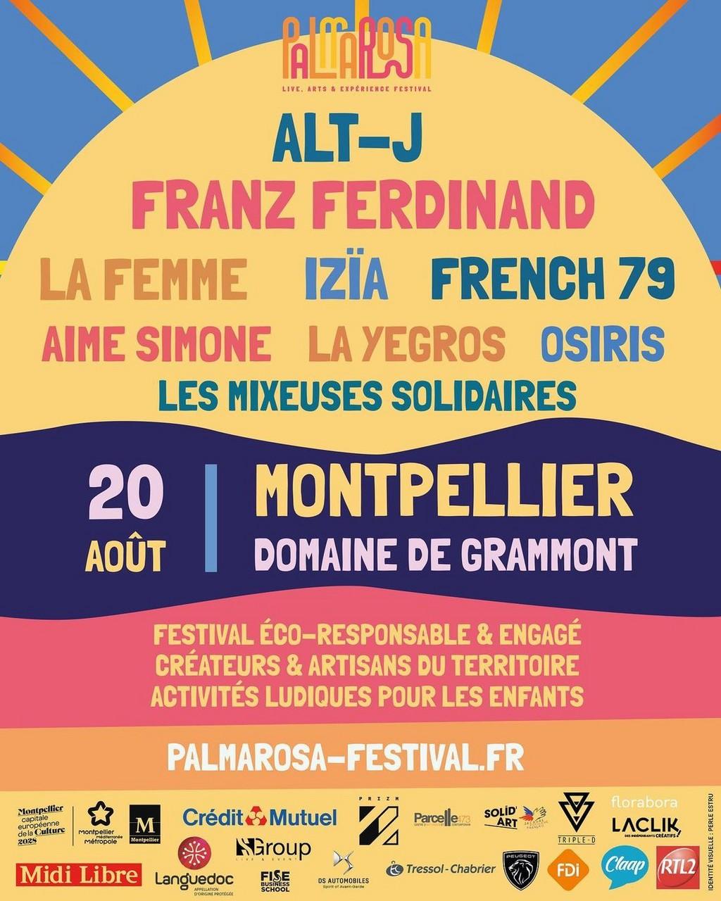 Lineup Poster Palmarosa Festival 2023