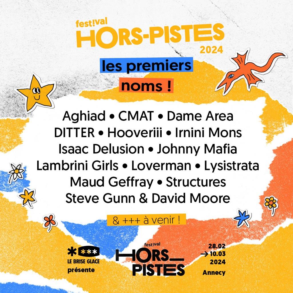 Lineup Poster Festival Hors Pistes 2024