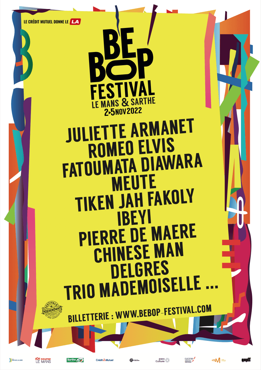 Lineup Poster Bebop Festival 2022