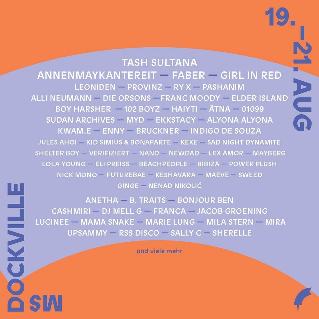 Lineup Poster Ms Dockville 2022