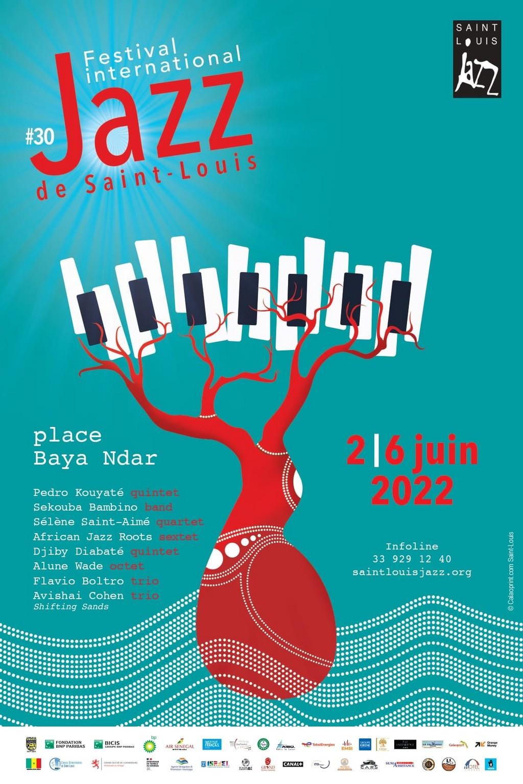 Lineup Poster Saint Louis Jazz Festival 2022