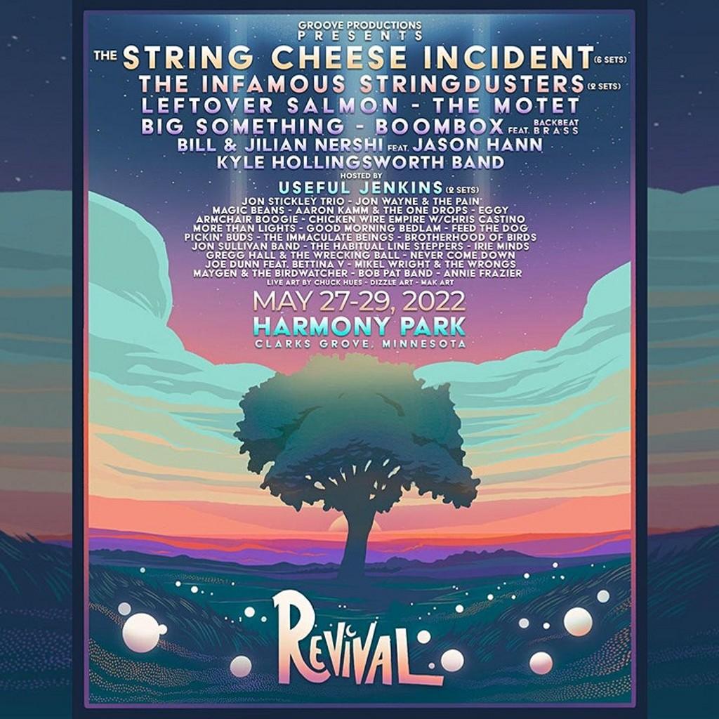Lineup Poster Revival Festival 2022